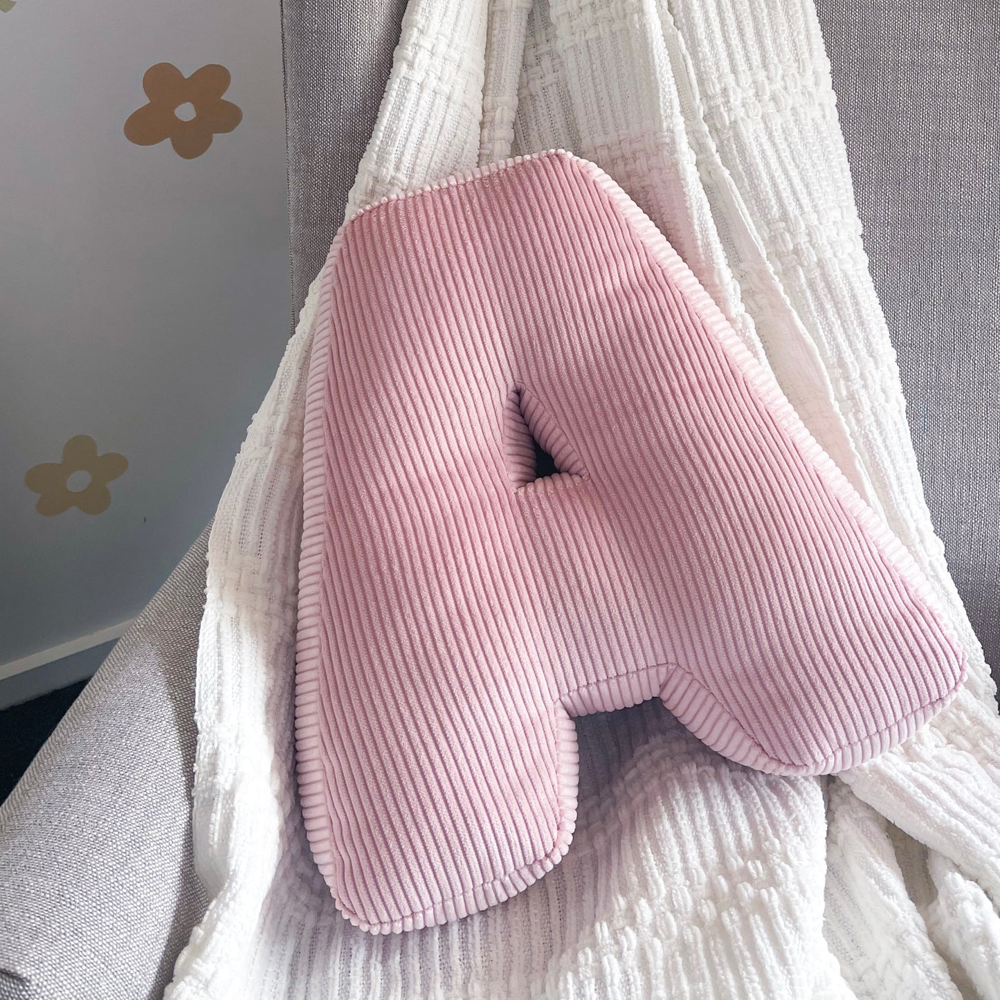 Letter Cushion - Corduroy