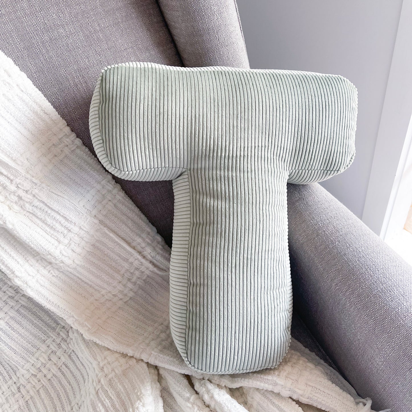 Letter Cushion - Corduroy