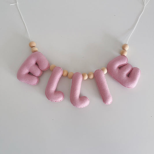 Felt Name Garland (no shapes)