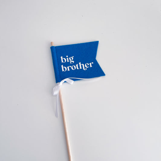 Flag wand - blue ‘big brother’