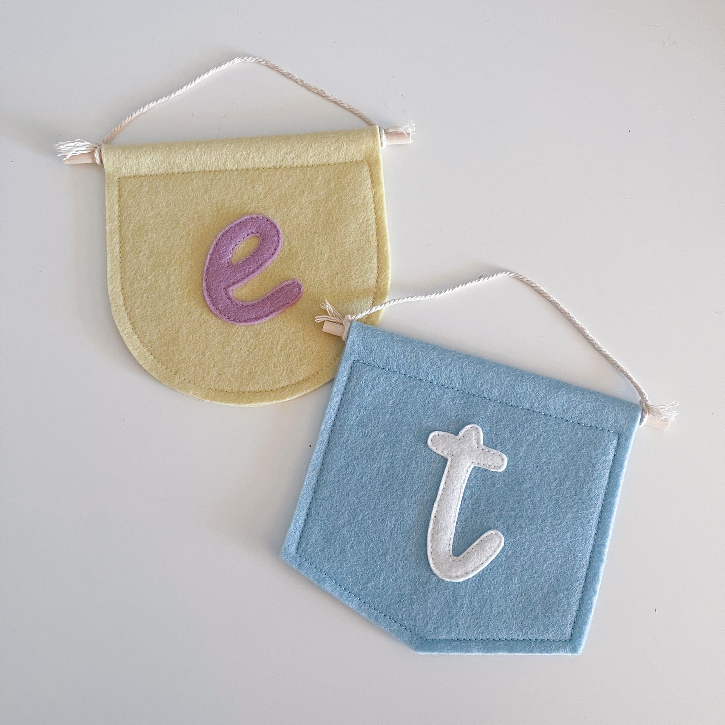 Felt Mini Flag - Initial