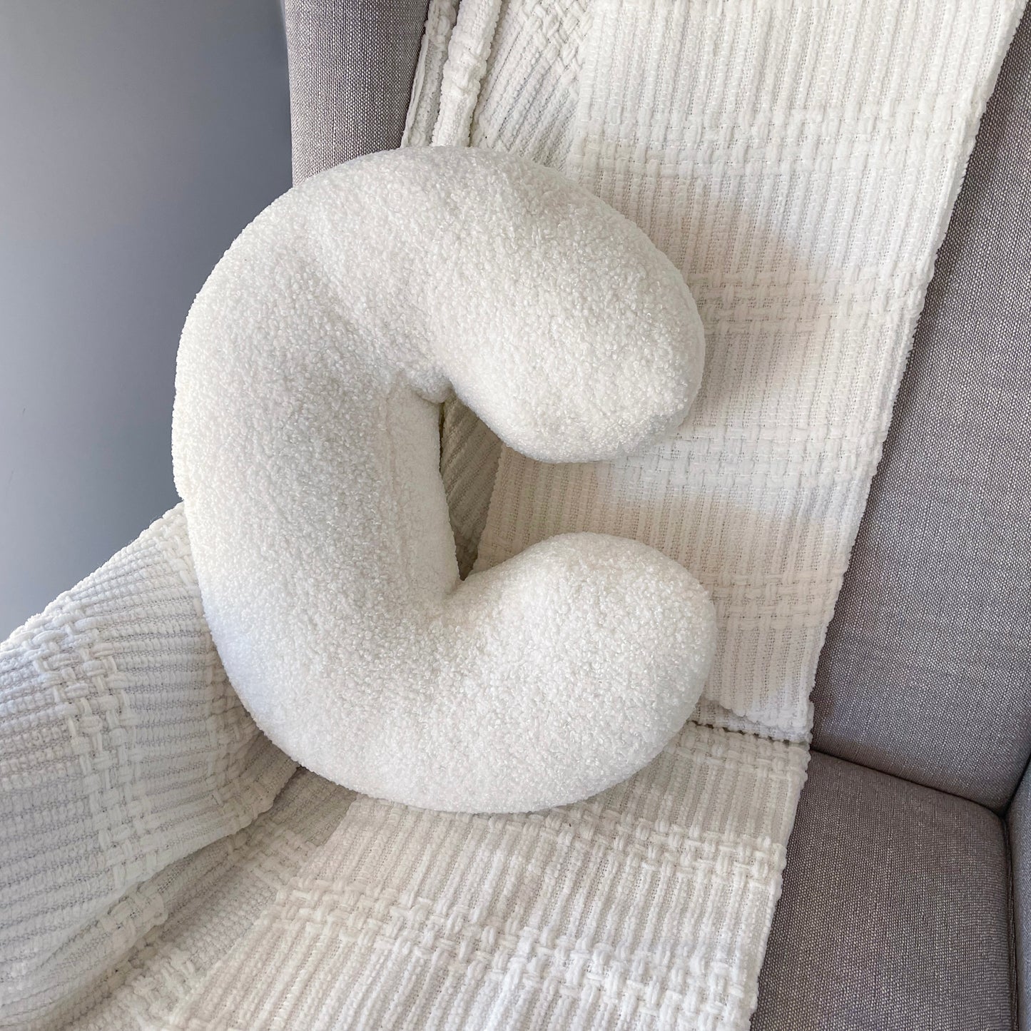 Letter Cushion - Teddy