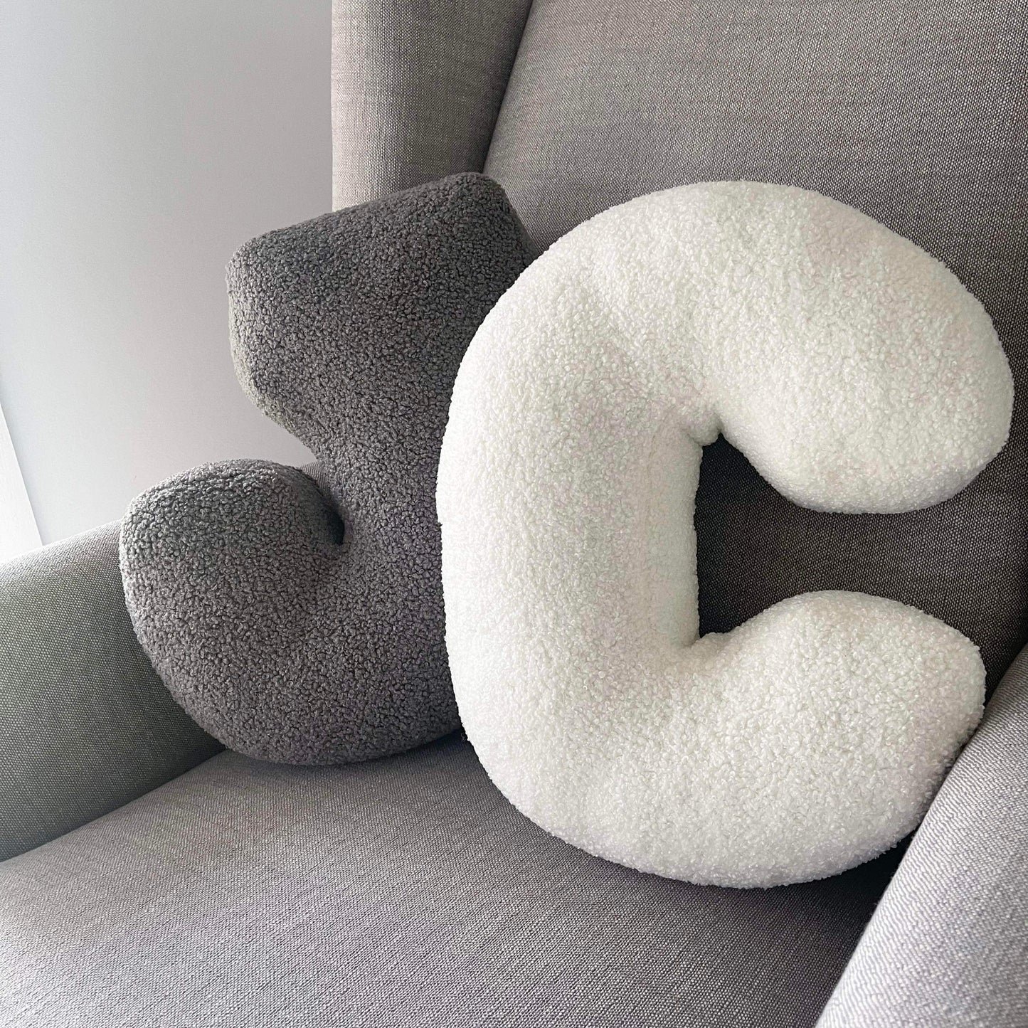 Letter Cushion - Teddy