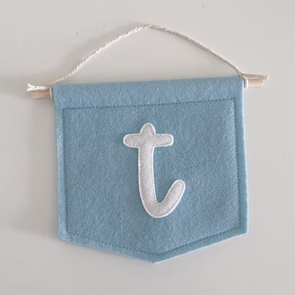 Felt Mini Flag - Initial