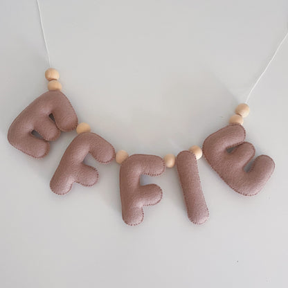 Felt Name Garland (no shapes)