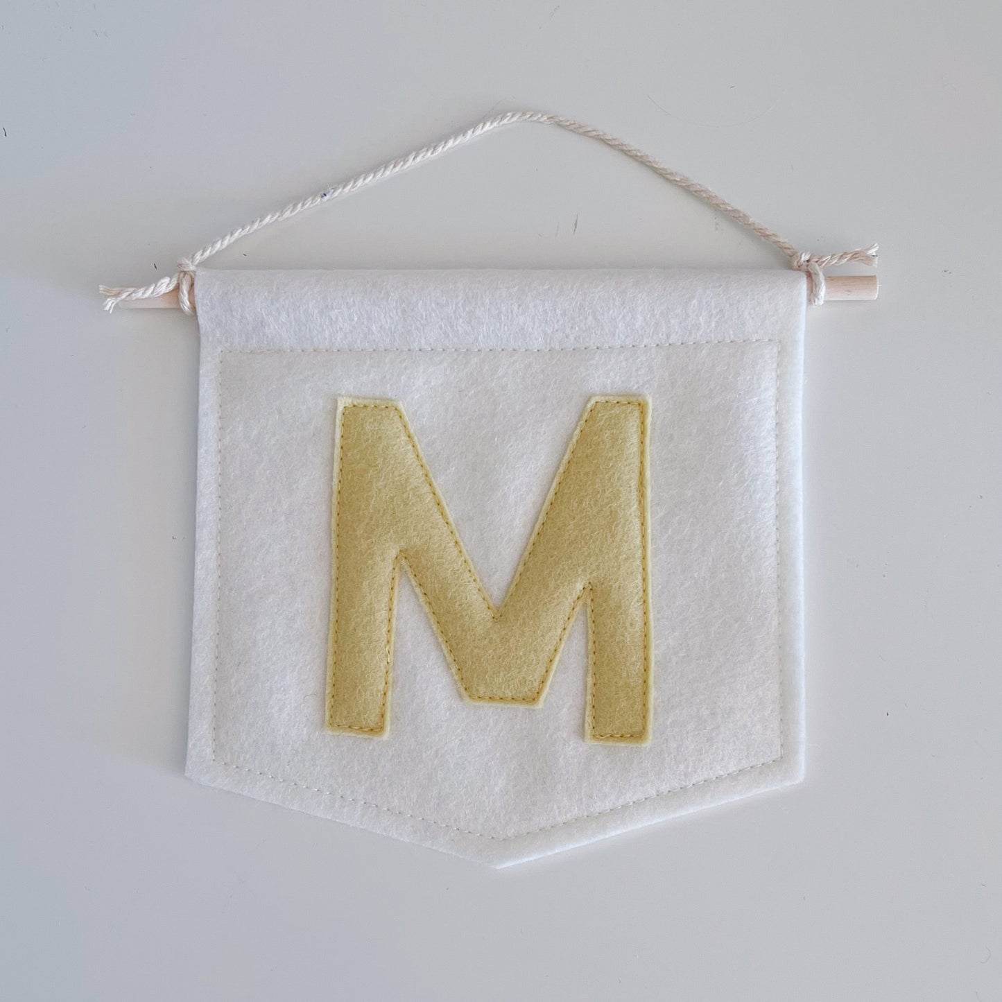 Felt Mini Flag - Initial